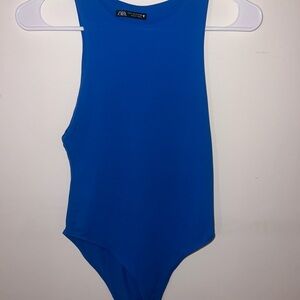 Zara Cobalt Blue Bodysuit - Small